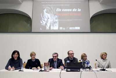 L’alcalde, Àngel Ros, i el director del CECAAC, Santi Laperia, han presentat el primer projecte del CECAAC que convertirà en una mini sèrie de televi….