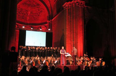 La soprano Iolanda Dolcet ha tingut un paper rellevant al concert.