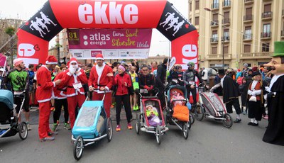 Els més petits també han participat amb els seus pares.