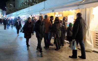 El Mercat de Nadal encara es pot visitar fins al pròxim diumenge.