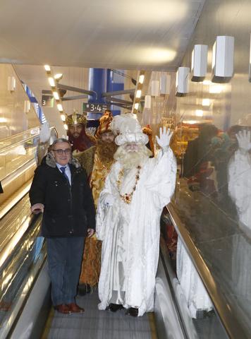 Arribada dels Reis Mags a l'estació Lleida-Pirineus