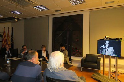 Una projecció ha mostrat les principals cites culturals del 2017 a Lleida..