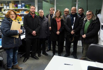 La consellera d'Agricultura i el paer en cap han participat en l'esmorzar abans de la desfilada.