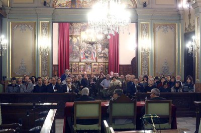 La Paeria ha acollit l’acte commemoratiu en memòria de les víctimes de l’Holocaust i de prevenció de crims contra la Humanitat.