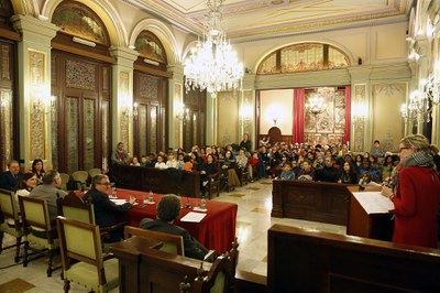 El Saló de Sessions ha acollit l'acte de lliurament dels premis.