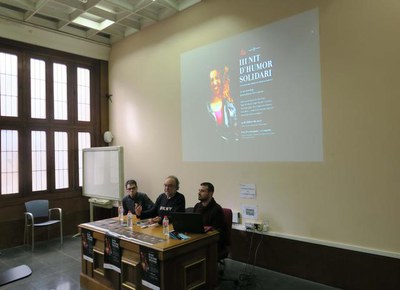 La 3a Nit de l’Humor Solidari compta amb la col·laboració de l’Ajuntament de Lleida, d’empreses de la ciutat i del Club de la Comèdia i Comedy Central.