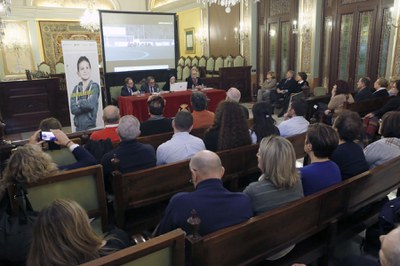 Sor Lucía Caram ha presentat el projecte #Invulnerables al Saló de Sessions de la Paeria.