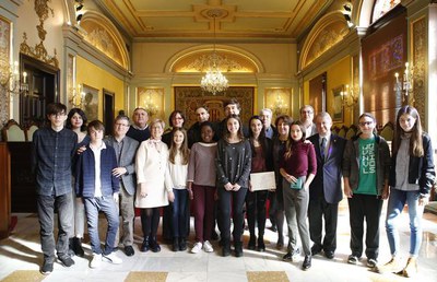 El Saló de Sessions ha acollit el lliurament de premsi del XI concurs periodístic Josep Pernau.