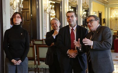 Recepció oficial a la Paeria al cònsol general d’Hongria.