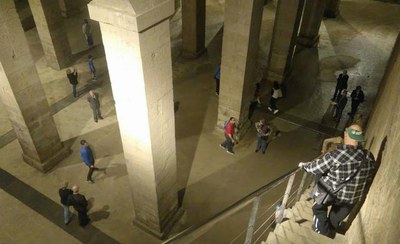 El Dipòsti de l'Aigua, un altre dels equipaments que atreu l'atenció dels visitants.