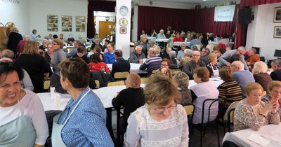 Un total de 220 socis han participat en el dinar d'avui.