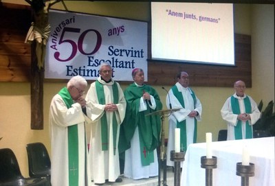 El bisbe Salvador ha presidit la celebració religiosa.