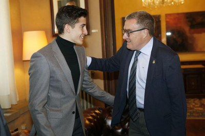 Àngel Ros ha felicitat Marc Márquez pel guardó que reconeix el seu esforç i trajectoria i per portar el nom de Lleida arreu.
