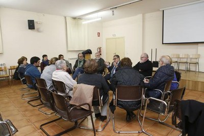 El paer en cap ha mantingut, també, una trobada amb la nova junta del centre obert, que depèn d'Esclat, Associació Solidaritat i Servei Santa Teresina.