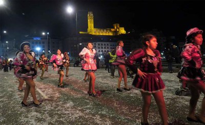 El ritme, el ball i la música no han mancat en tot el recorregut.