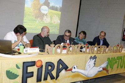 Taula presidencial de la inauguració de Fira Natura.