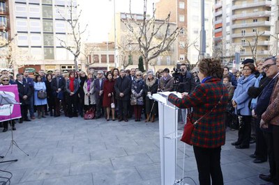 Commemoració del Dia Internacional de les Dones a Lleida.