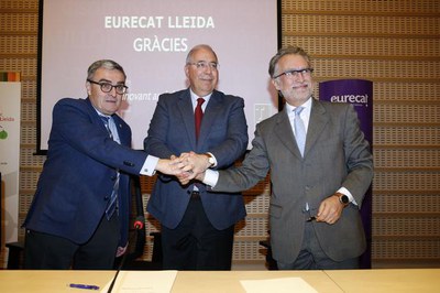 Eurecat impulsarà que la innovació tecnològica i la recerca de les empreses del Parc Científic de Lleida arribin a les empreses del conjunt de Lleida.