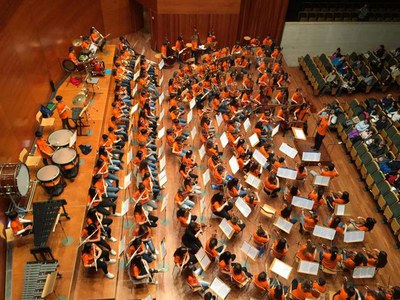 Aquest diumenge a la tarda han realitzat un concert obert al públic de forma gratuïta.