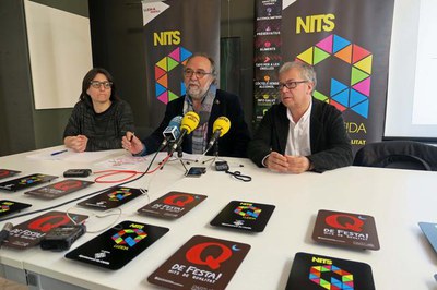 Presentació de l'estudi sobre l'oci nocturn a Lleida, que s'ha fet a la Palma - Centre de Recursos Juvenils.