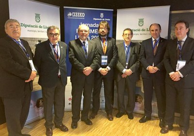 Obertura de la jornada FERRMED Lleida 2017 que es fa aquest dijous a la Llotja sobre “L’Eix de l’Ebre, nexe d’unió entre els corredors Mediterrani i ….