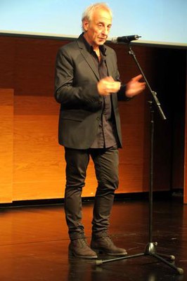 El compositor Osvaldo Montes ha intervingut en l'homenatge a Eliseo Subiela.