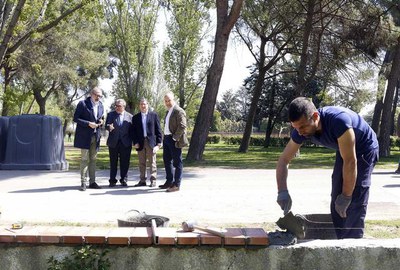 Les obres estan essent executades per les brigades municipals, el centre especial de treball de l’IMO i l’empresa B. Biosca.