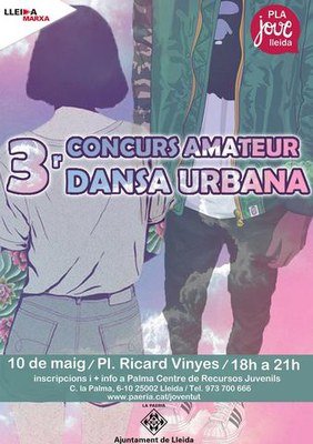 Comença el període d’inscripcions del 3r Concurs Amateur de Dansa Urbana, organitzat pel Departament de Joventut de la Paeria.