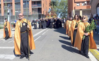 La processó ha tingut origen i final a l'església del barri.