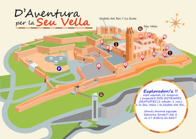 Els participants disposen d’un mapa on se’ls assenyalen diferents enigmes que hauran de resoldre, a més d’un itinerari amb els punts on poden obtenir….
