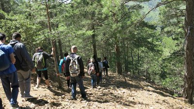 Sortida a la Serra de Prades amb l’Agenda Jove, organitzada pel Departament de Joventut de la Paeria i amb la col·laboració del Club d’Escalada i Mun….