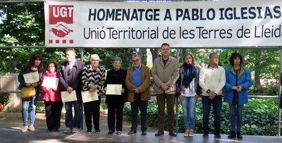 Reconeixement als militants que s'han jubilat enguany.