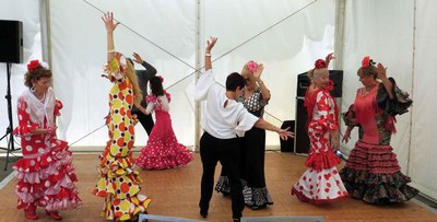 Les sevillanes i la seva música han estat presents cada dia a la Feria de Abril de Lleida.
