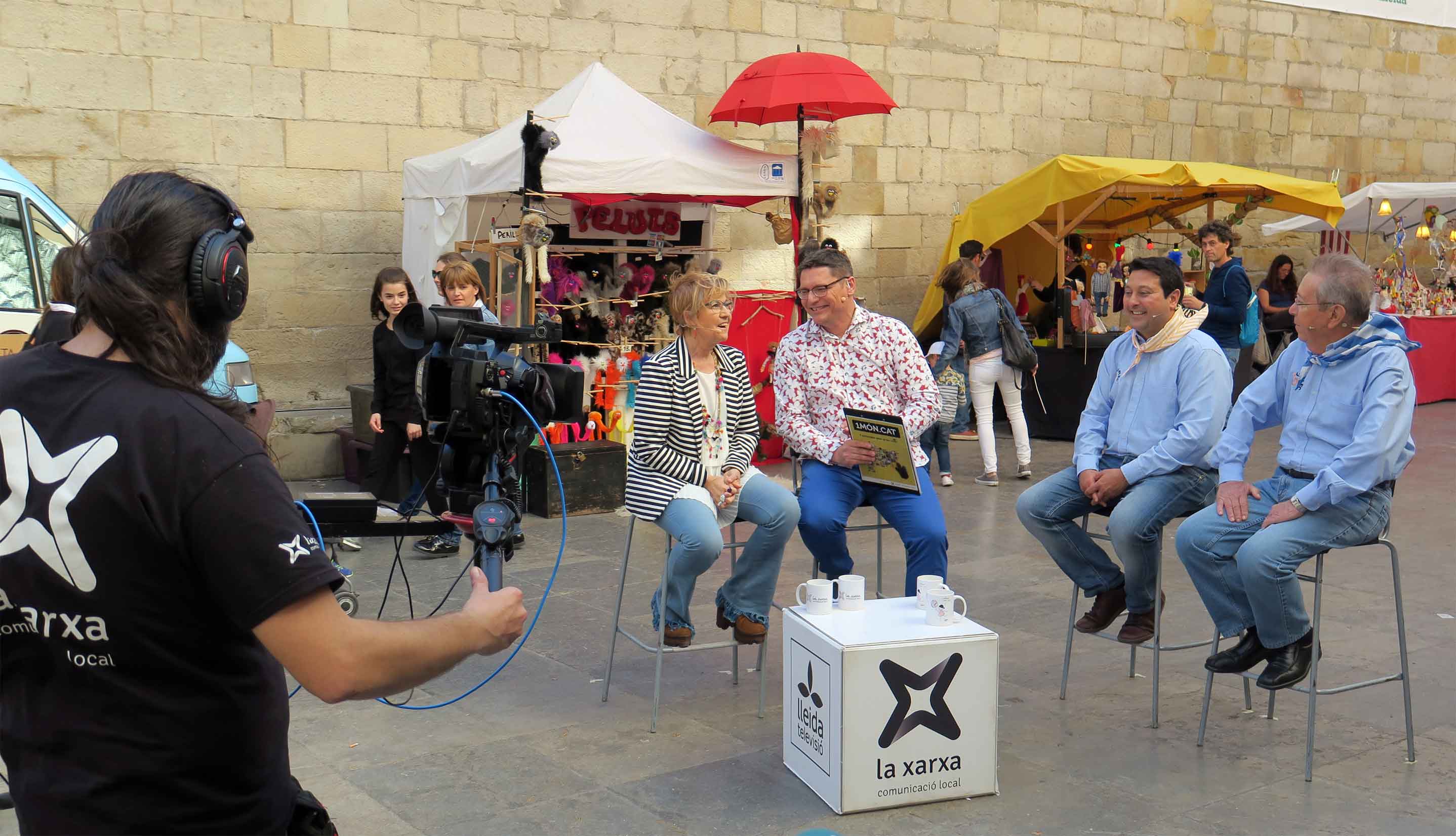 La Xarxa de TV Locals entrevista a la tinent d'alcalde Montse Parra amb motiu de la Fira i del Maig fester de Lleida