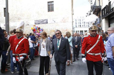 La processó s'ha hagut d'interrompre a mig recorregut per la pluja.
