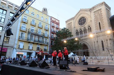 El grup Arrels de la Terra Ferma, un dels participants en el recital.