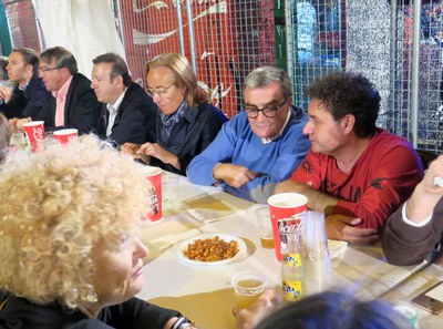 Els paers han participat de la festa en aquesta vetllada.