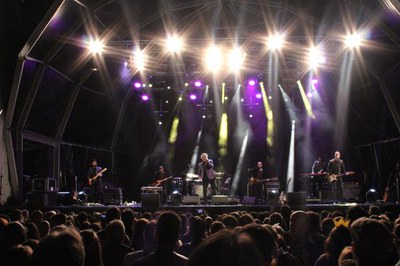 M-Clan, un dels caps de cartell de la Festa Major de Lleida, a l'Escenari Central dels Camps Elisis.