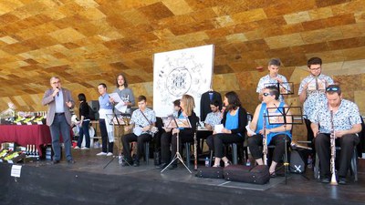 La cobla convidada ha estat la Jovenívola d'Agramunt.