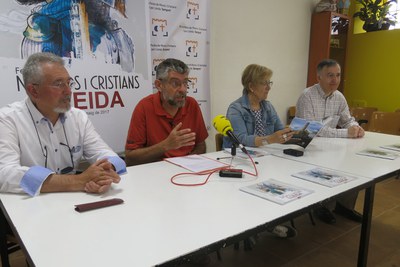 La tinent d’alcalde Montse Parra ha assistit a la presentació de l’esdeveniment a la seu de l’Associació de Moros i Cristians de Lleida.