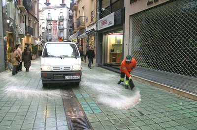 L'Ajuntament disposa de 1.500 tones de sal.