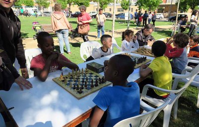 Els escacs, una altra de les activitats programades.