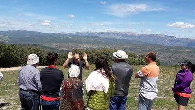 Els participants han pogut conèixer les característiques del relleu lleidatà.