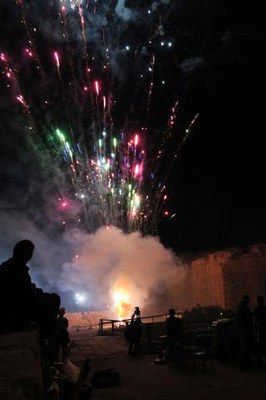 Els focs artificials han posat el punt final a la festa.