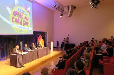 El pregó de Gregori Canalias ha obert la setmana cultural de l’Aplec del Caragol de Lleida.