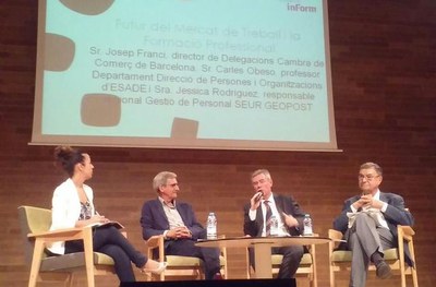 En el marc d’aquesta celebració s’ha dut a terme el debat:Futur del Mercat de Treball i la Formació Professional.