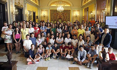 Audiència anual als nois i noies que formen part del Plenari dels Infants i Adolescents, que integra en aquesta edició 30 centres educatius.