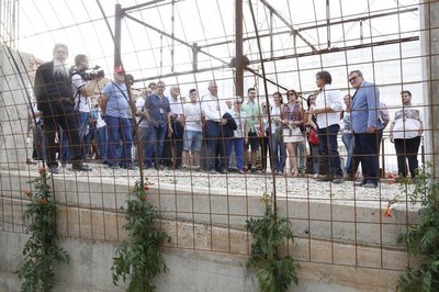 Visita a les instal·lacions en la inauguració d'aquesta tarda..