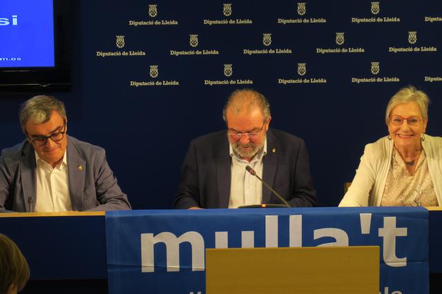 El paer en cap també ha volgut posar de relleu la tasca que ha desenvolupat Conxita Tarruella al llarg de tots aquests anys “essent l’ànima del Mulla’t”