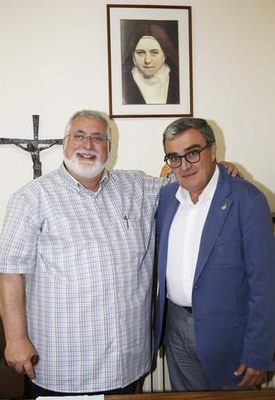 El pare Jesús Sans ha estat 15 anys a Lleida, Prior de les Carmelites i responsable de l'Assemblea Municipal de les Religions..